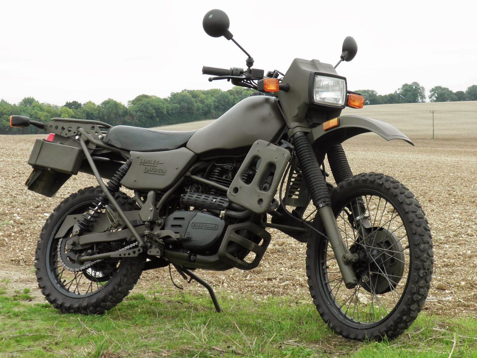 Red Devil Motors: Ian's Harley MT350
